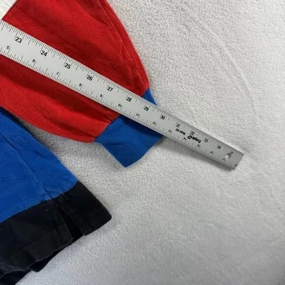 Vintage Six Nations Rugby Shirt Men's Large Colorful Ireland Wales Shield Y2k - Picture 6 of 8